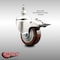 Service Caster 3 Inch 316SS Maroon Polyurethane Swivel 1/2 Inch Stem Caster Total Lock Brake SCC SCC-SS316TSTTL20S314-PPUB-MRN-121315 - alternate 3